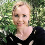 Angel wing earrings with rhinestones nz