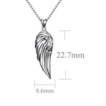 Angel wing pendant silver nz