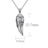 Angel wing pendant silver nz