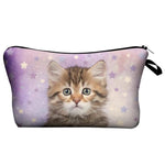 Animal print makeup bag Pink kitten nz