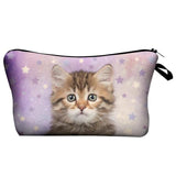 Animal print makeup bag Pink kitten nz
