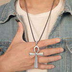 Ankh cross necklace Silver nz