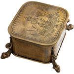 Antique Brass Jewellery Box nz