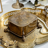 Antique Brass Jewellery Box nz