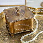 Antique Brass Jewellery Box nz