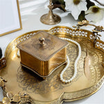 Antique Brass Jewellery Box nz