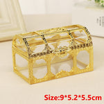 Antique Glass Jewellery Box Gold nz