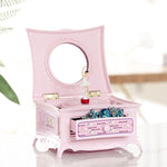 Antique Jewelry Box With Music Pink nz