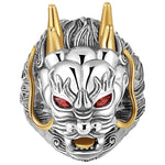 Antique silver dragon ring nz