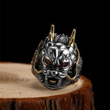 Antique silver dragon ring nz
