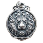 Antique Silver Lion Pendant nz