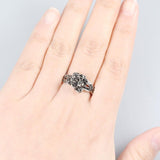 Antique style flower ring nz
