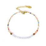 Aquamarine bracelet stainless steel nz