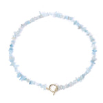 Aquamarine pearl necklace nz