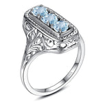 Aquamarine women’s ring nz