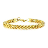Armour chain bracelet Gold / 19.5 cm nz