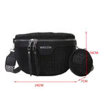 Artistic bum bag Black nz