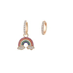 Asymmetrical Rainbow earrings nz
