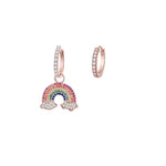Asymmetrical Rainbow earrings nz