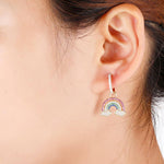 Asymmetrical Rainbow earrings nz