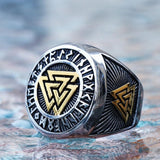 Authentic Valknut Ring 7 (54.4 mm) nz