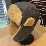 Aviator fur hat Without glasses nz