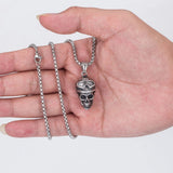 Aviator Skull Necklace nz