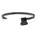 Axe shaped bangle Black nz