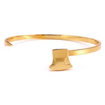 Axe shaped bangle Gold nz