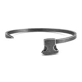 Axe shaped bangle Vintage silver nz