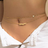 Babygirl Chain Belt Gold nz