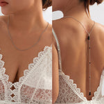 Back necklace with black pearls nz