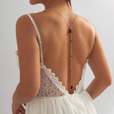 Back necklace with black pearls nz