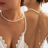 Back necklace with Front Choker nz