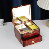 Ballerina Music Jewellery Box Dark wood nz