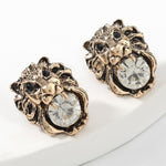 Baroque lion earrings nz