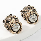 Baroque lion earrings nz