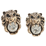 Baroque lion earrings nz