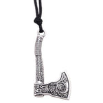 Battle Axe Necklace Silver nz