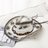 Beaded straw cowboy hat nz