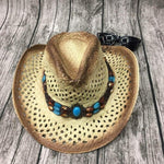 Beaded straw cowboy hat nz