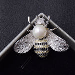 Bee brooch Silver nz
