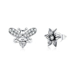 Bee earrings Flower and bee nz