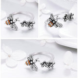 Bee flower ring nz