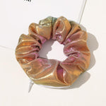 Beige hair scrunchie with pocket nz