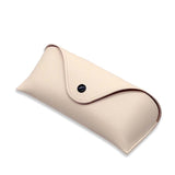 Beige leather glasses case nz