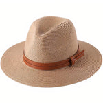 Beige Panama hat M (56 58 cm) nz