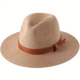Beige Panama hat nz