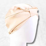 Beige satin sleep cap nz