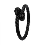 Biker bangle Black / 16 21cm nz